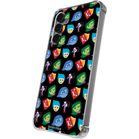 Disney Inside Out Character Pattern Galaxy S24 Plus Clear Case